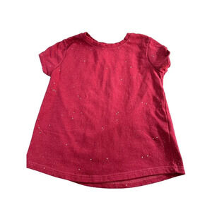 Garanimals Toddler Girls short Sleeve T-Shirt Burgundy/Gold Size 4T